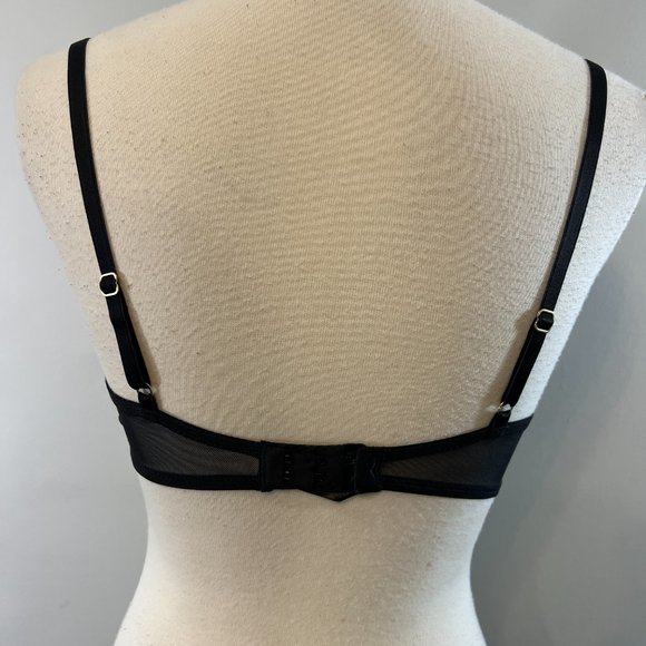 NWOT NATORI Flora Underwire Bra in Black/Light Mocha (30D) - Picture 7 of 13